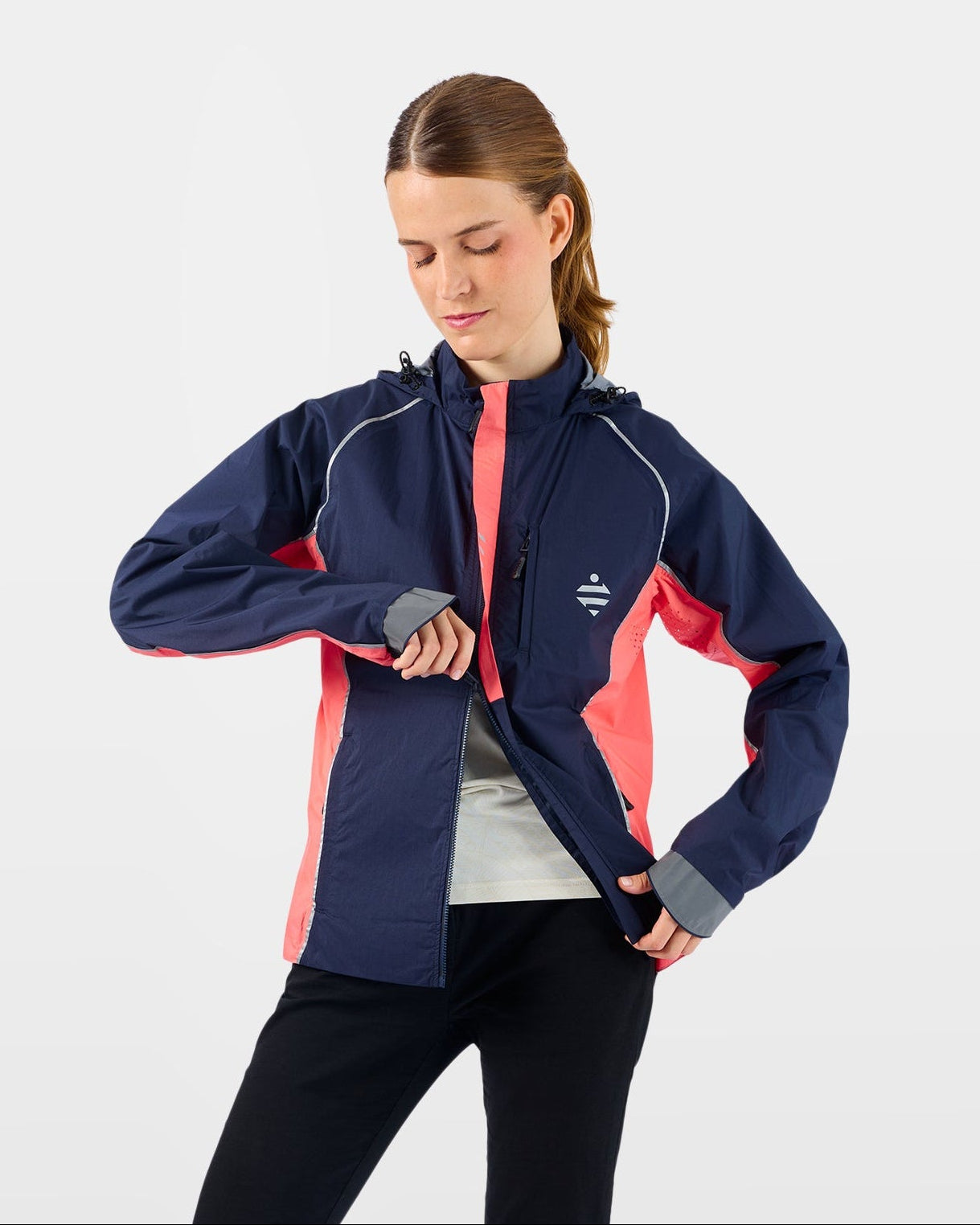 veste ultra légère respirante coupe vent zip double ouverture femme
