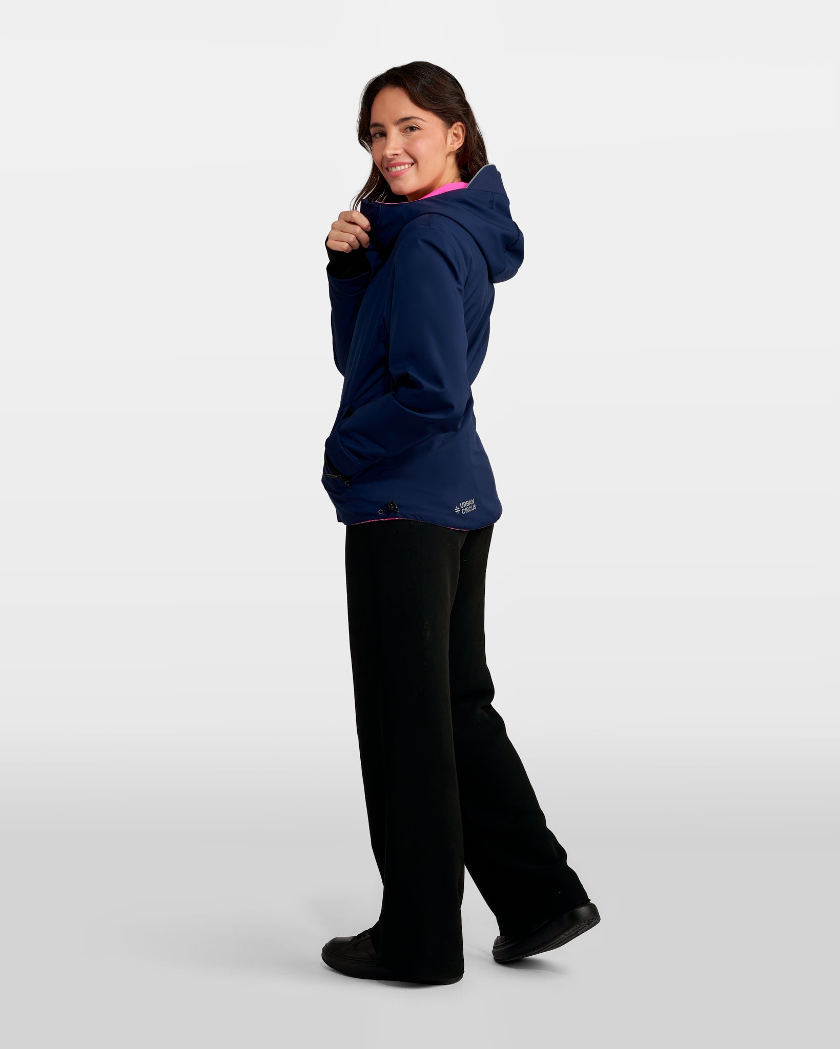 REPOP PATTERN REFLECTIVE & REVERSIBLE JACKET