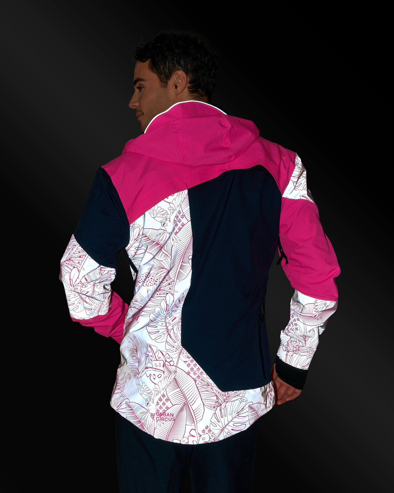 REPOP PATTERN REFLECTIVE & REVERSIBLE JACKET