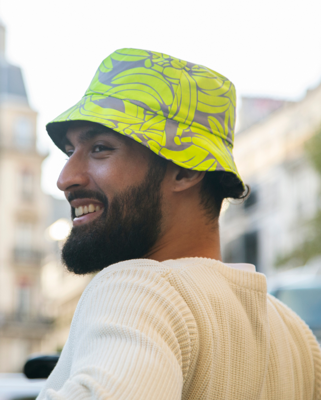 Yellow fishermans hat sales