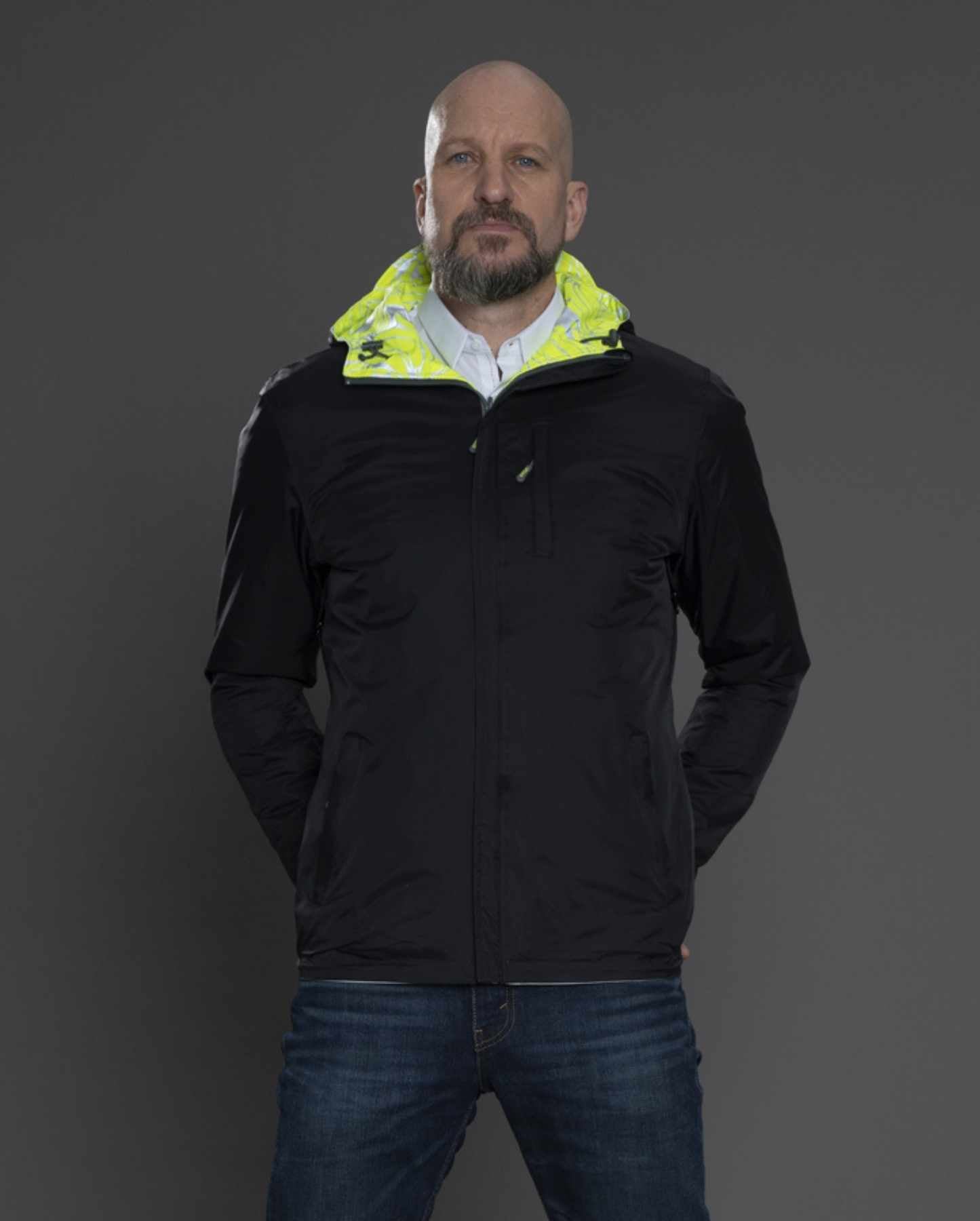 Veste fluorescente online homme