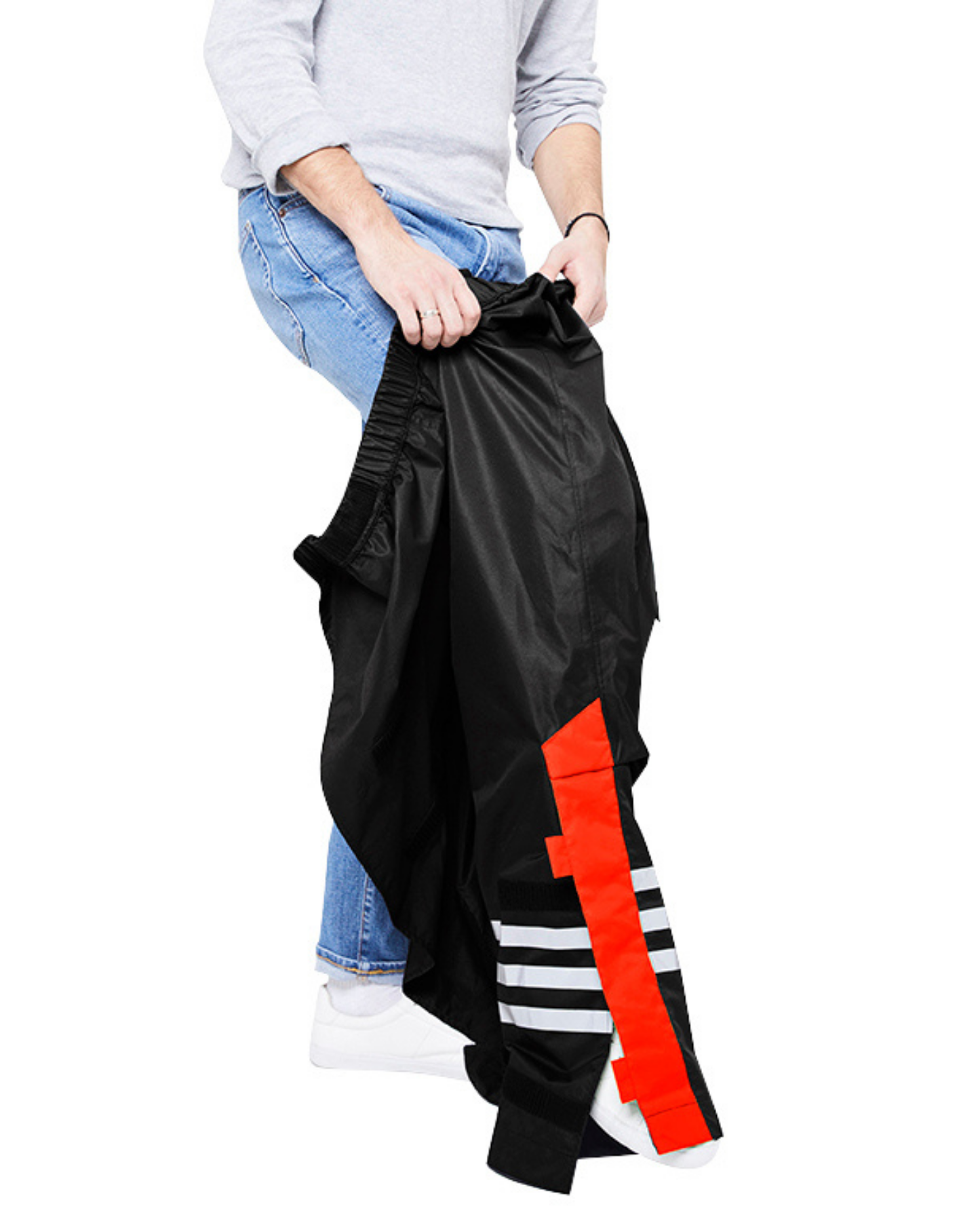 Pantalon de pluie léger pour vélo Imperméable et réfléchissant